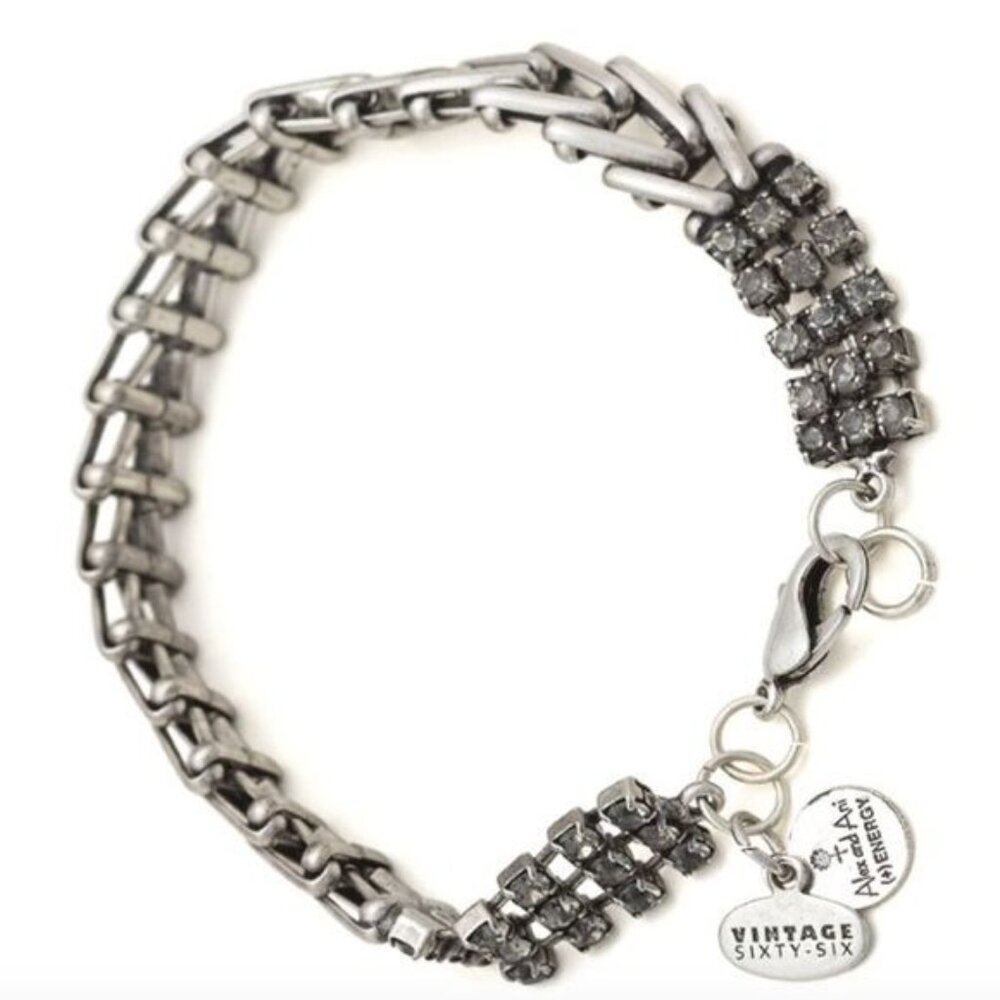 Alex and Ani Flapper Bracelet in Black Diamond